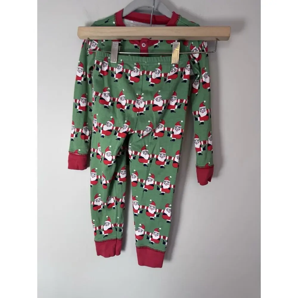The Beaufort Bonnet Unisex Marching Santa 2 Piece PJ's 4T Cotton